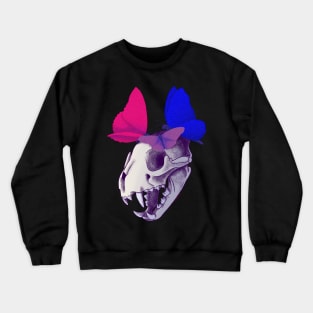 Bi Pride Skull Crewneck Sweatshirt